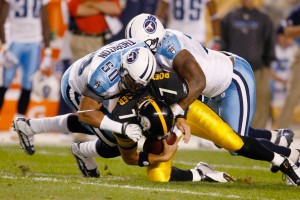 The Titans sacking Big Ben in one of their 5  Scott Boehm/Getty Images North America in Week 1. 