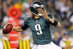 We are predicting a 20 fantasy point day vs the Cowboys  for #9 QB Nick Foles in week 7. Photo: Rich Schultz/Getty Images 